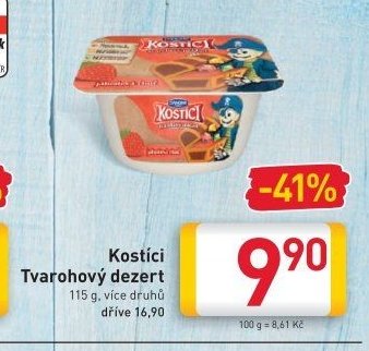 Kostíci Tvarohový dezert