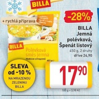 BILLA Jemná polévková směs