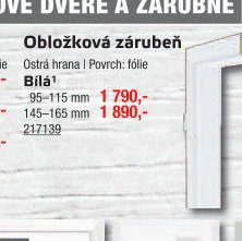 Obložková zárubeň Bílá - UNI HOBBY akcniletaky.com
