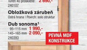 Obložková zárubeň Dub sonoma - UNI HOBBY akcniletaky.com
