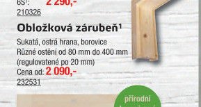 Obložková zárubeň - UNI HOBBY akcniletaky.com