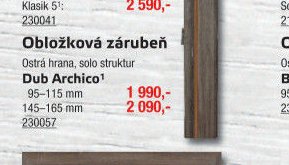 Obložková zárubeň Dub Archico - UNI HOBBY akcniletaky.com