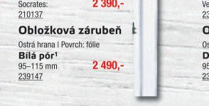 Obložková zárubeň Bílá pór - UNI HOBBY akcniletaky.com
