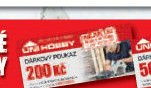 Dárkový poukaz 200 Kč - UNI HOBBY akcniletaky.com