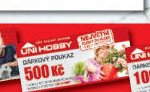 Dárkový poukaz 500 Kč - UNI HOBBY akcniletaky.com