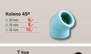 Koleno 45° - UNI HOBBY akcniletaky.com