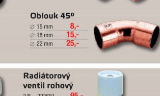 Oblouk 45° - UNI HOBBY akcniletaky.com