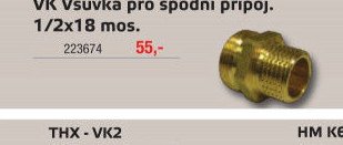 VK Vsuvka pro spodní připoj. - UNI HOBBY akcniletaky.com