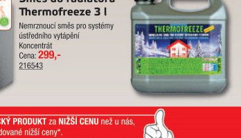 Směs do radiátorů Thermofreeze 3 l - UNI HOBBY akcniletaky.com