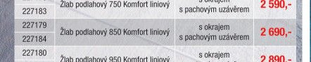 Žlab podlahový 850 Komfort liniový - UNI HOBBY akcniletaky.com