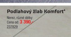 Podlahový žlab Komfort - UNI HOBBY akcniletaky.com