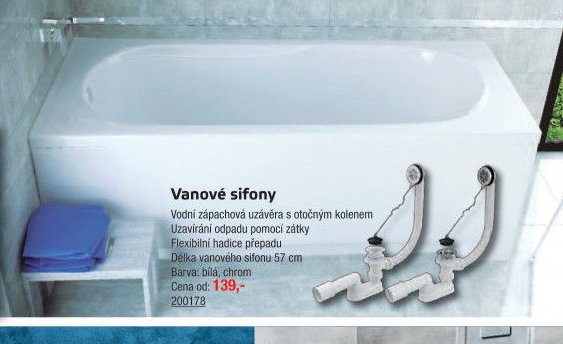 Vanové sifony - UNI HOBBY akcniletaky.com