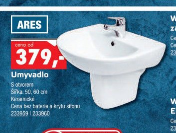 Ares umyvadlo - UNI HOBBY akcniletaky.com