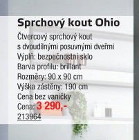 Sprchový kout Ohio - UNI HOBBY akcniletaky.com
