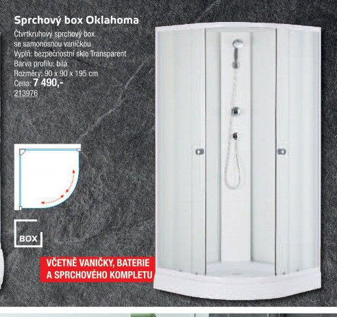 Sprchový box Oklahoma - UNI HOBBY akcniletaky.com