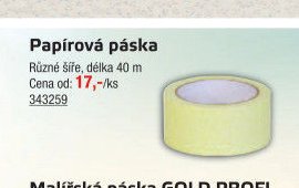 Papírová páska - UNI HOBBY akcniletaky.com