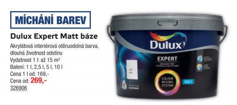 Dulux Expert Matt báze - UNI HOBBY akcniletaky.com