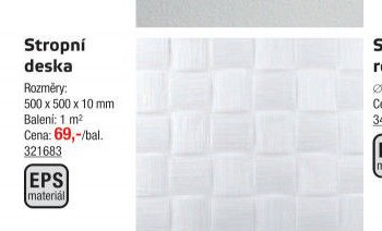 Stropní deska 321683 - UNI HOBBY akcniletaky.com