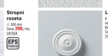 Stropní rozeta - UNI HOBBY akcniletaky.com
