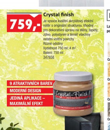 Crystal finish - UNI HOBBY akcniletaky.com