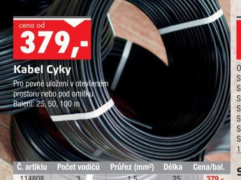 Kabel Cylky - UNI HOBBY akcniletaky.com