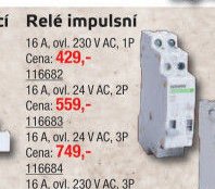 Relé impulsní 116682/116683 - UNI HOBBY akcniletaky.com