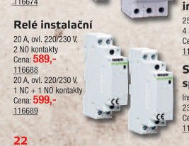 Relé instalační 116688/116689 - UNI HOBBY akcniletaky.com