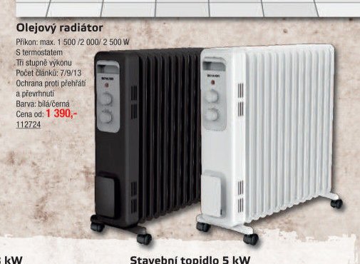 Olejový radiátor - UNI HOBBY akcniletaky.com