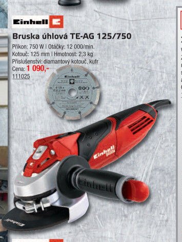 Bruska úhlová TE-AG 125/750 - UNI HOBBY akcniletaky.com