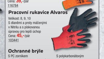 Pracovní rukavice Alvaros - UNI HOBBY akcniletaky.com