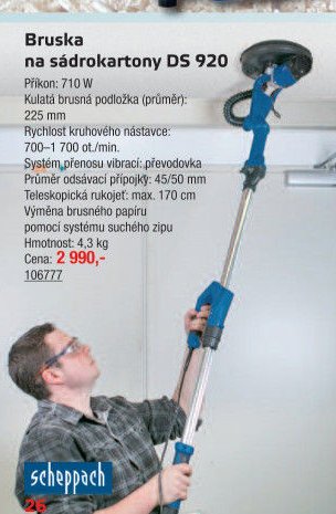 Bruska na sádrokartony DS 920 - UNI HOBBY akcniletaky.com
