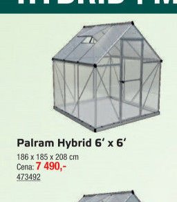 Palram Hybrid 6' x 6' - UNI HOBBY akcniletaky.com