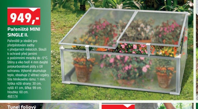 Pařeniště MINI SINGLE II. - UNI HOBBY akcniletaky.com