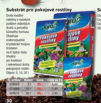Substrát pro pokojové rostliny - UNI HOBBY akcniletaky.com