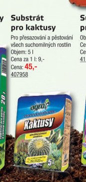 Substrát pro kaktusy - UNI HOBBY akcniletaky.com