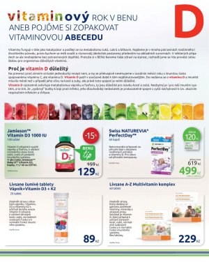 akční leták BENU Lékárna 1.1.2021-31.1.2021