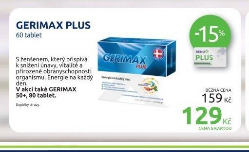 GERIMAX PLUS 60 tablet