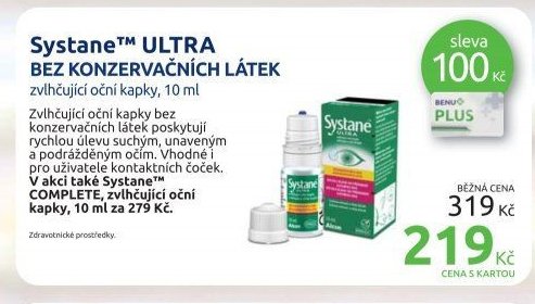 Systane ULTRA BEZ KONZERVAČNÍCH LÁTEK 10 ml