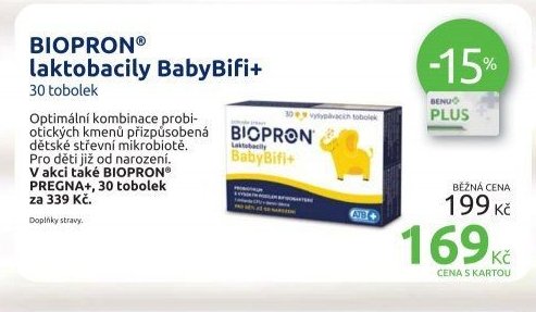 BIOPRON laktobacily BabyBifi+ 30 tobolek