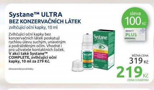 Systane ULTRA BEZ KONZERVAČNÍCH LÁTEK