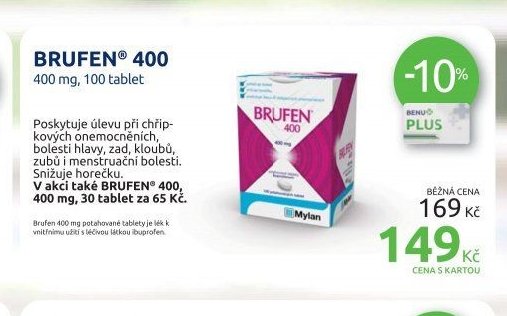 BRUFEN® 400 400 mg, 100 tablet
