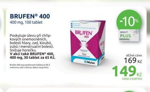 BRUFEN 400, 100 tablet