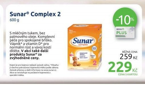 Sunar Complex 2 600 g