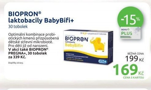 BIOPRON laktobacily BabyBifi+ 30 tobolek