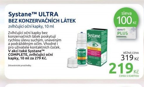 Systane ULTRA BEZ KONZERVAČNÍCH LÁTEK 10 ml