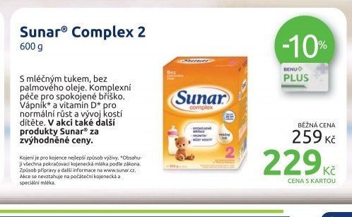 Sunar Complex 2 600 g
