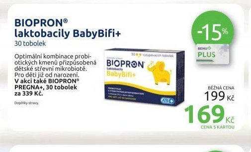 BIOPRON laktobacily BabyBifi+ 30 tobolek