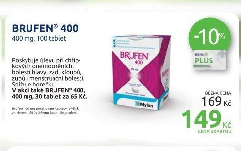 BRUFEN 400, 100 tablet