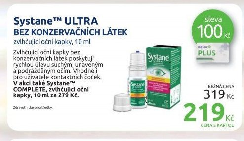 Systane ULTRA BEZ KONZERVAČNÍCH LÁTEK