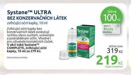 Systane ULTRA BEZ KONZERVAČNÍCH LÁTEK 10 ml